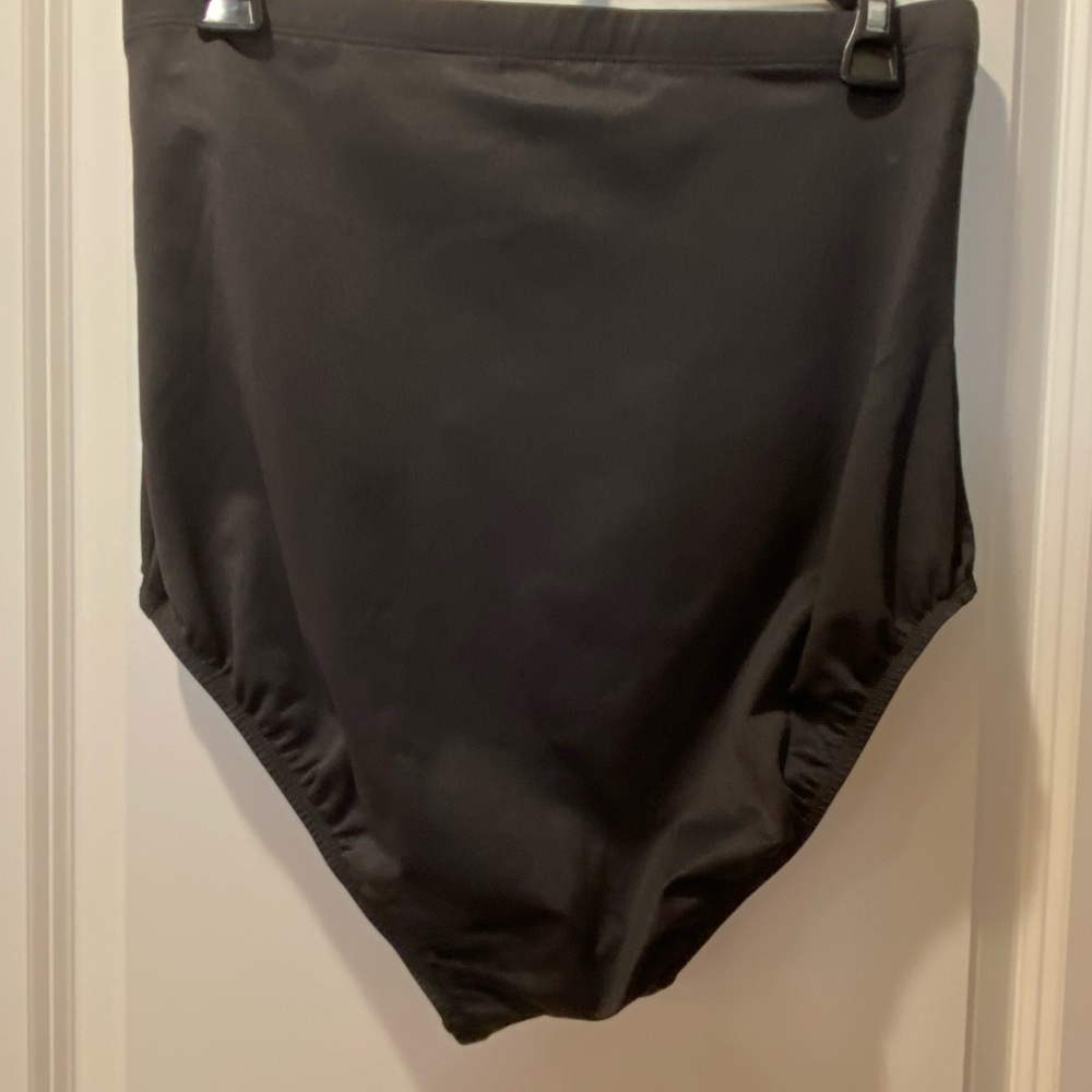 Miraclesuit Black High-Rise Swim Bottoms
